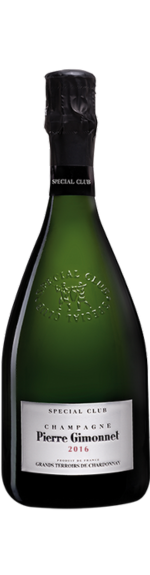 Bottle shot of 2016 Special Club, Grands Terroirs de Chardonnay