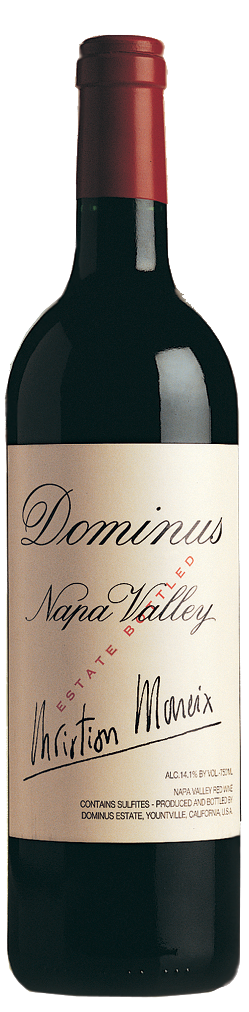 Bottle shot of 2003 Dominus