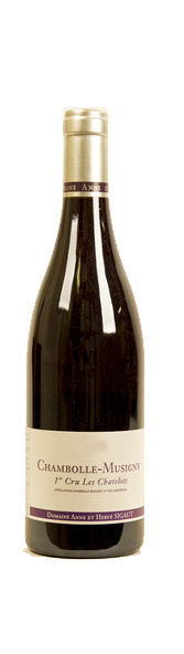 Bottle shot of 2014 Chambolle-Musigny 1er Cru Les Chatelots