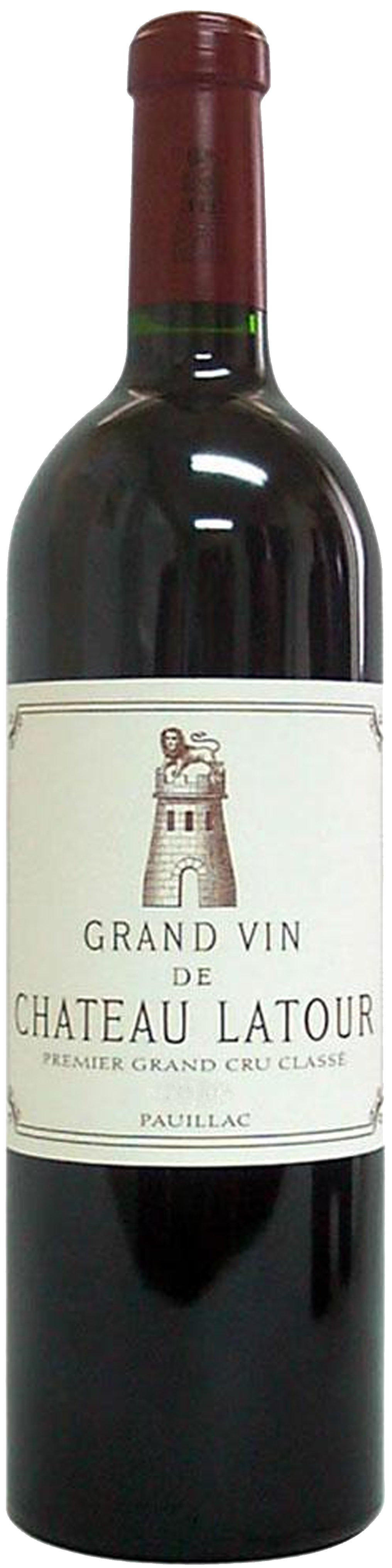Bottle shot of 1982 Château Latour, 1er Cru Pauillac