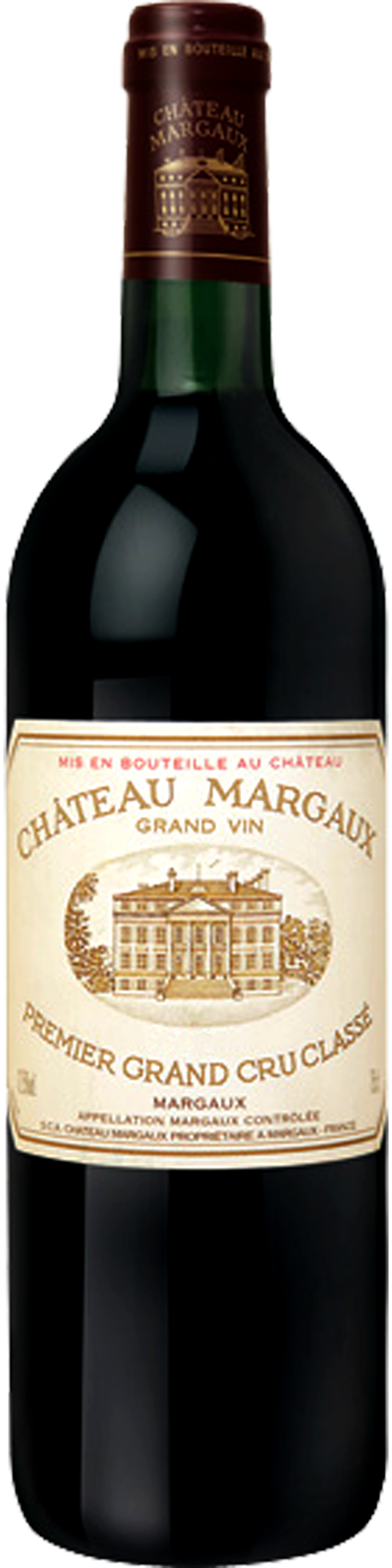 Bottle shot of 1996 Château Margaux - non owc, bin soiled