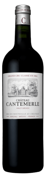 Bottle shot of 2021 Château Cantemerle, 5ème Cru Haut Médoc