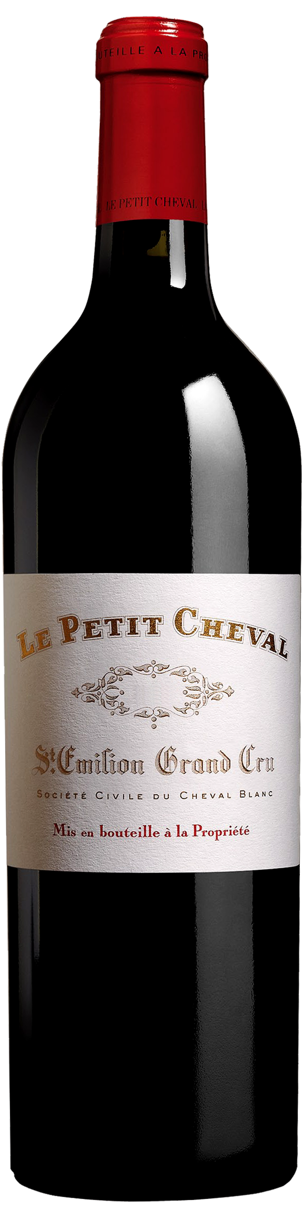 Bottle shot of 1998 Petit Cheval, St Emilion