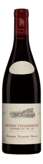 Bottle shot of 2020 Gevrey Chambertin 1er Cru Belair