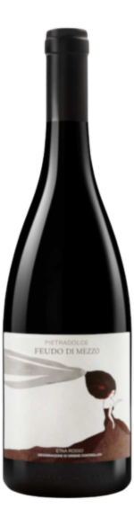 Bottle shot of 2019 Feudo di Mezzo Etna Rosso