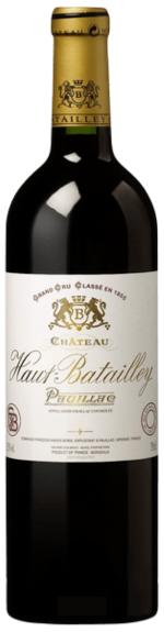 Bottle shot of 2020 Château Haut Batailley, 5ème Cru Pauillac