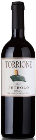 Bottle shot of 2021 Petrolo Torrione