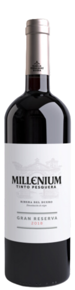 Bottle shot of 2018 Tinto Pesquera Millenium Gran Reserva