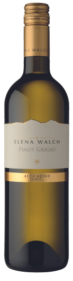 Bottle shot of 2023 Pinot Grigio Alto Adige