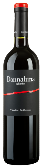 Bottle shot of 2020 Donnaluna Aglianico