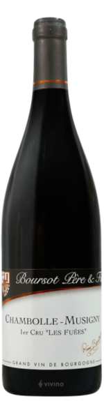 Bottle shot of 2022 Chambolle-Musigny 1er Cru Les Fuées