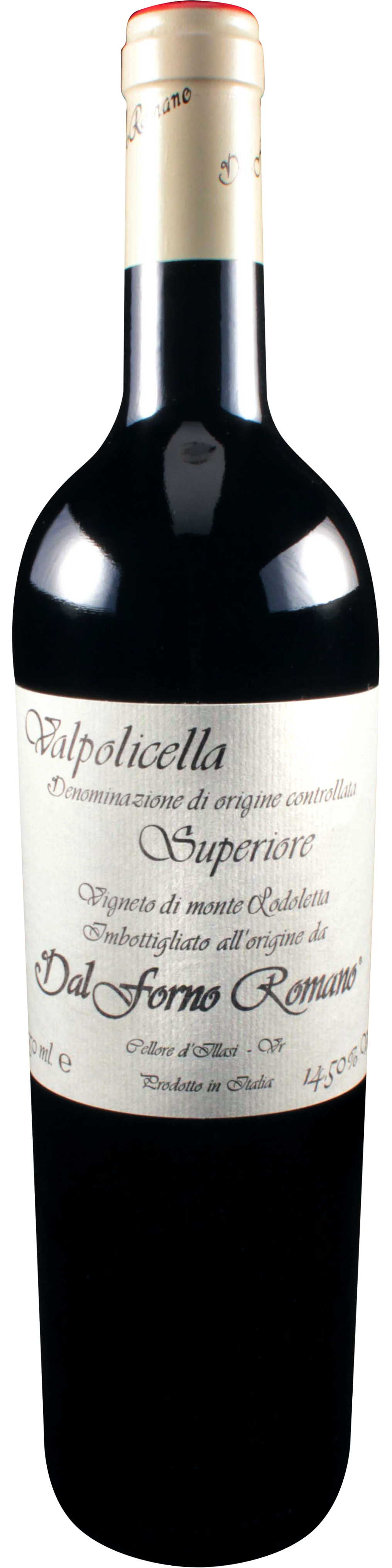 Bottle shot of 2010 Valpolicella Superiore