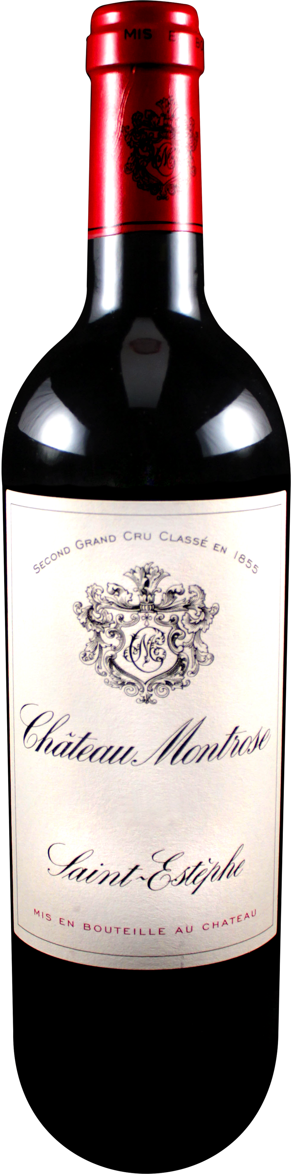 Bottle shot of 2010 Château Montrose, 2ème Cru St Estèphe