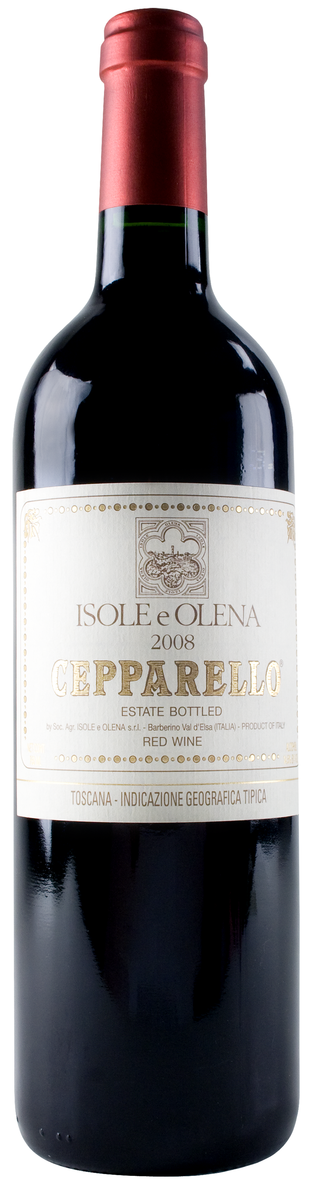 Bottle shot of 2011 Cepparello