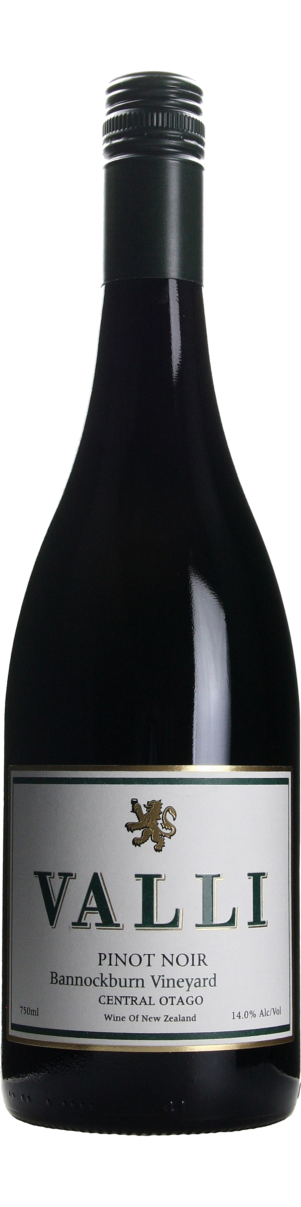 Bottle shot of 2011 Bannockburn Pinot Noir