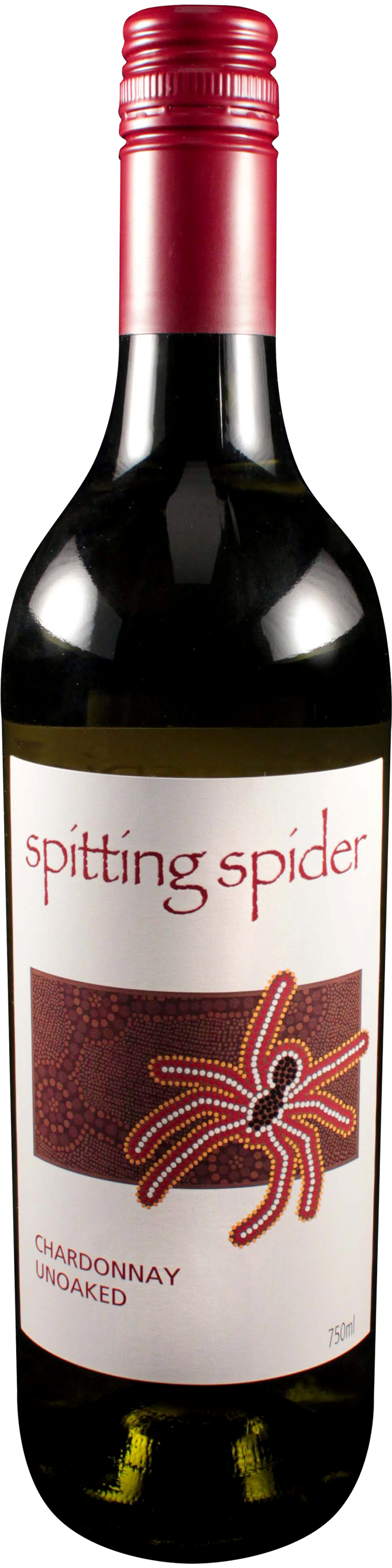 Bottle shot of 2011 Spitting Spider Chardonnay