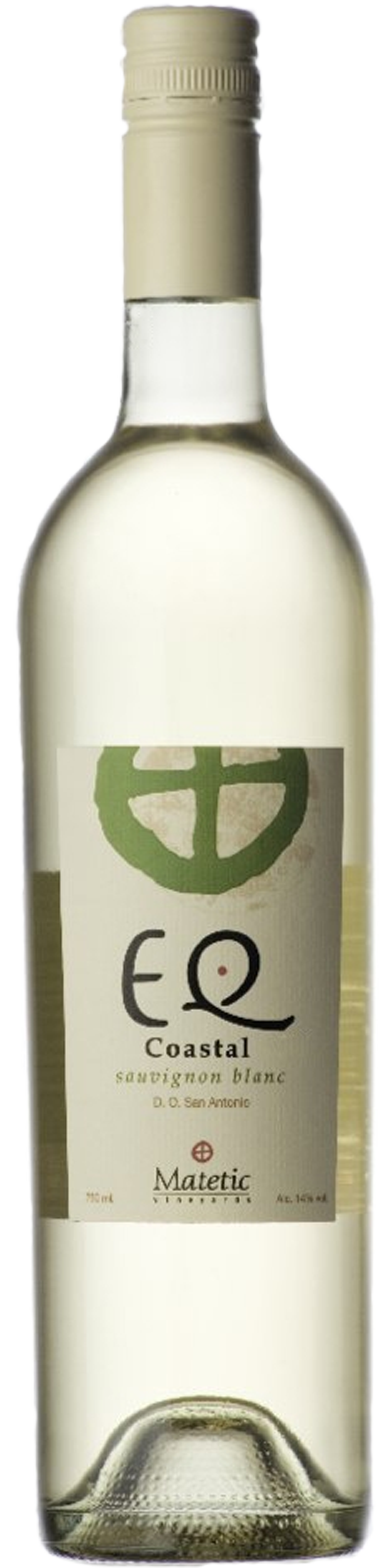 Bottle shot of 2011 EQ Coastal Sauvignon Blanc