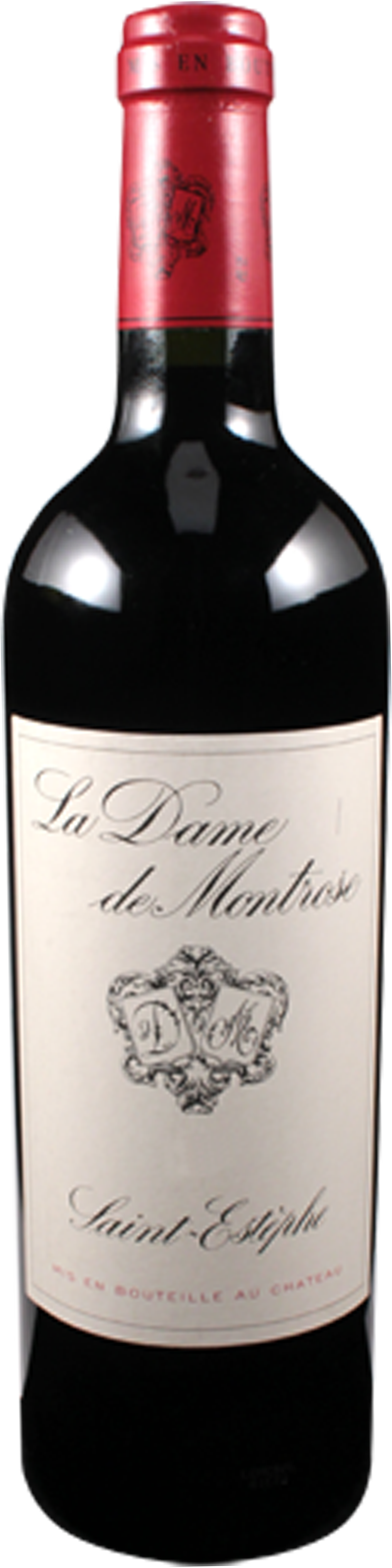 Bottle shot of 2011 La Dame de Montrose, St Estèphe