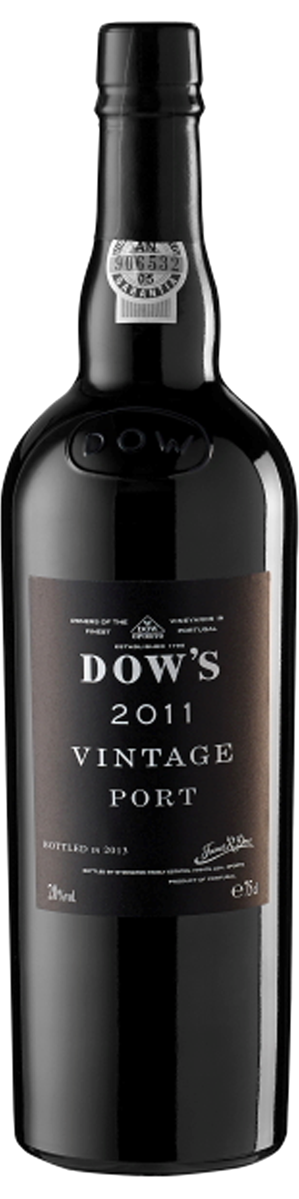 Bottle shot of 2011 Dow