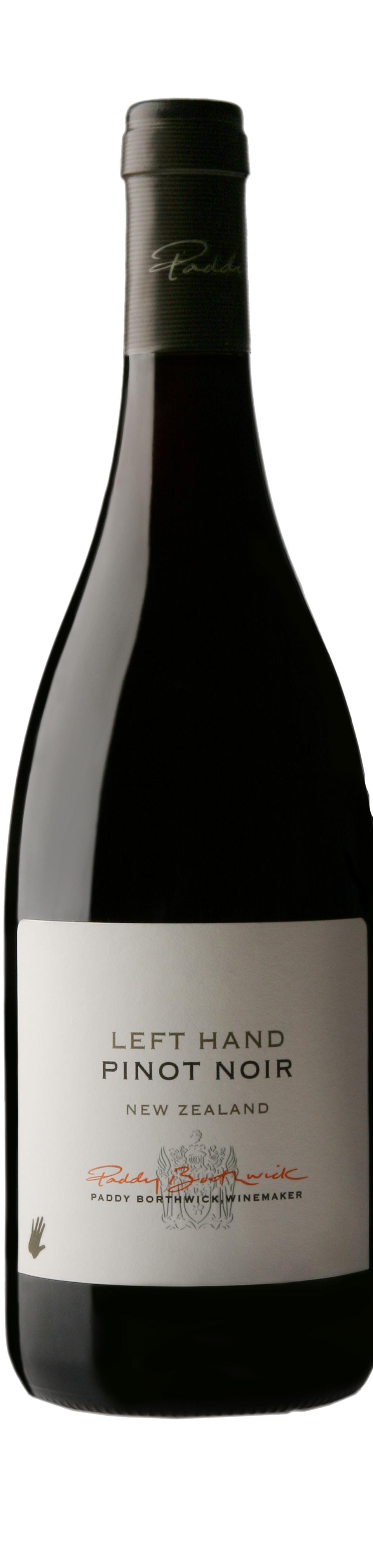 Bottle shot of 2011 Left Hand Pinot Noir