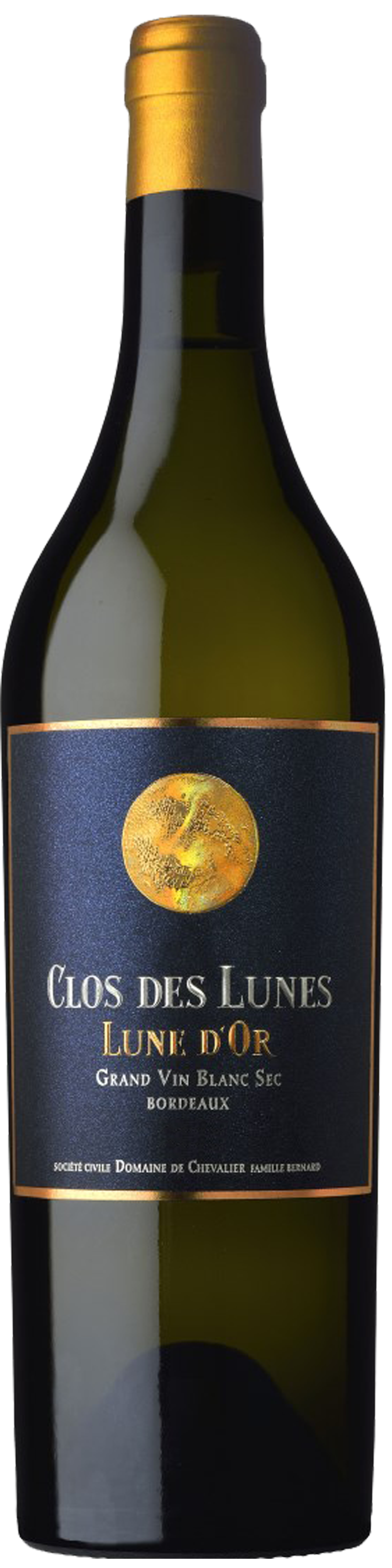 Bottle shot of 2012 Clos des Lunes Cuvée Lune d'Or