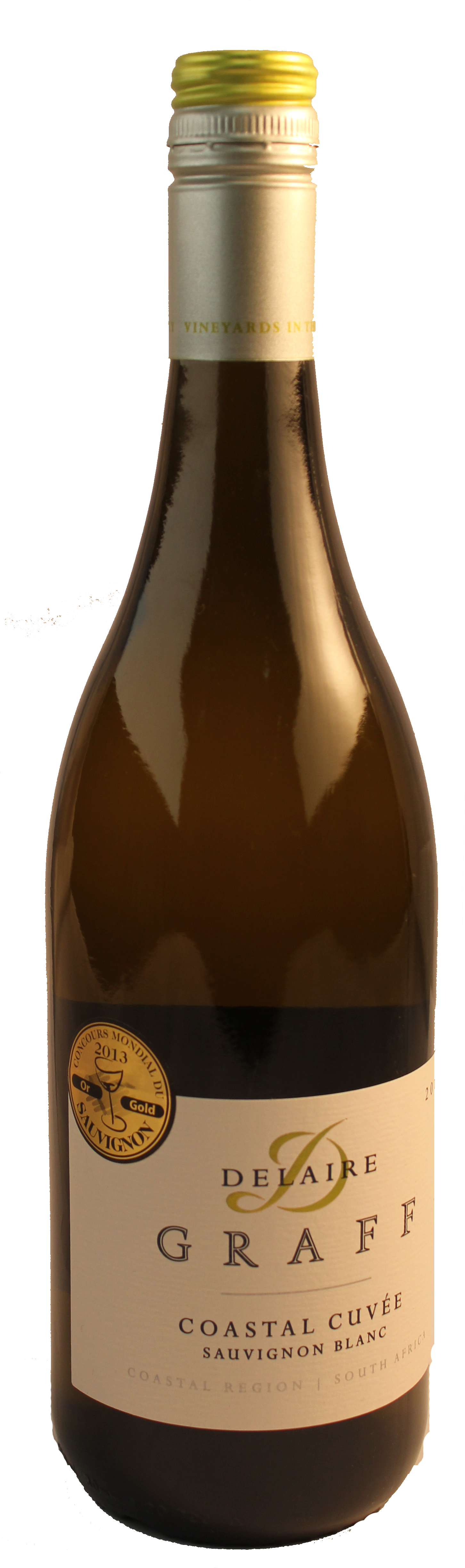 Bottle shot of 2012 Coastal Cuvee Sauvignon Blanc