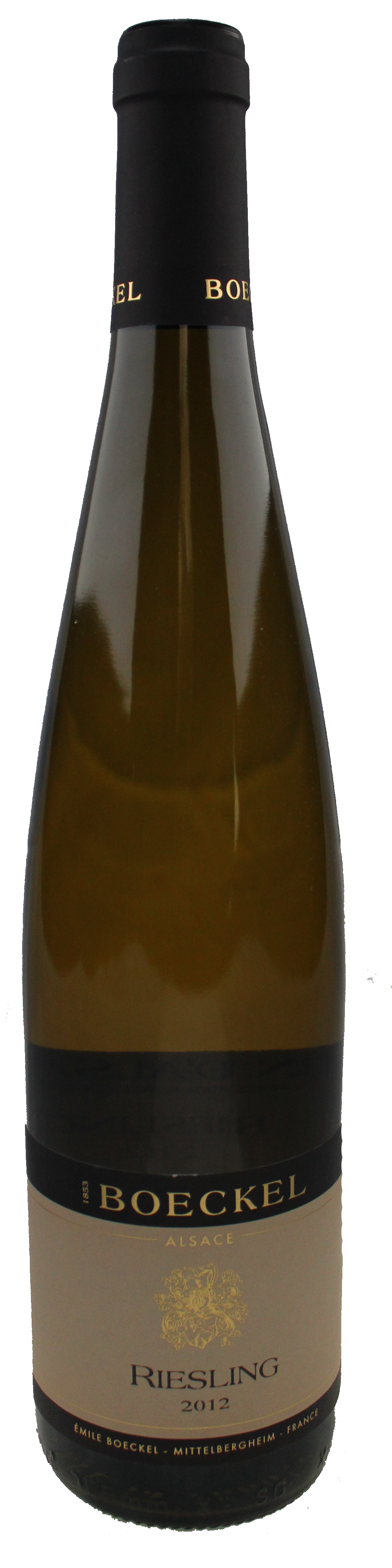 Bottle shot of 2012 Riesling