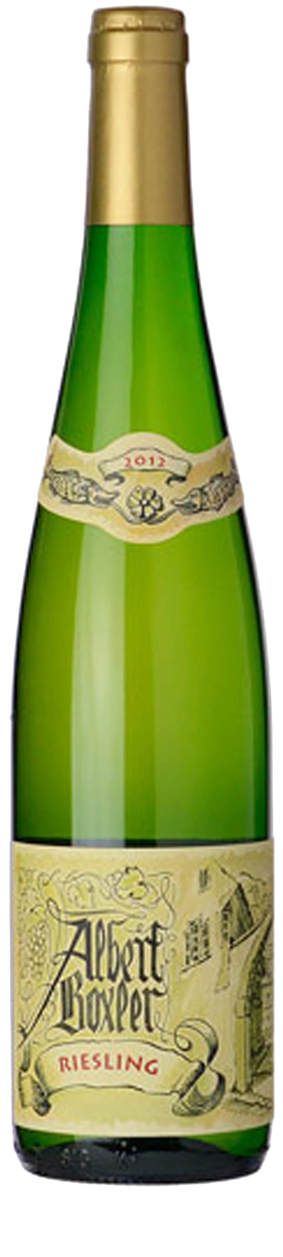 Bottle shot of 2012 Riesling Grand Cru Zinnkoepfle Select Grains Noble