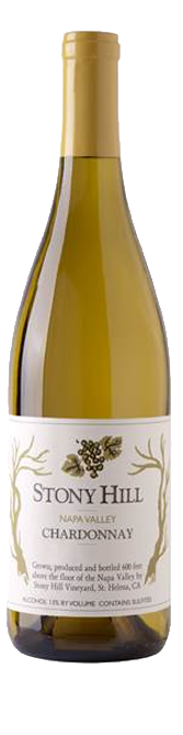 Bottle shot of 2012 Stony Hill Chardonnay