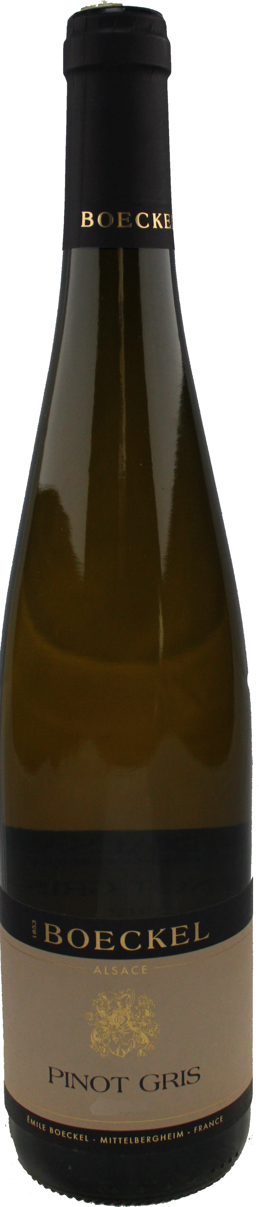 Bottle shot of 2013 Pinot Gris