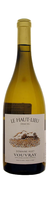 Bottle shot of 2015 Vouvray Le Haut-Lieu Demi-Sec