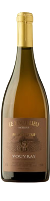 Bottle shot of 2015 Vouvray Le Haut Lieu Moelleux 1ère Trie