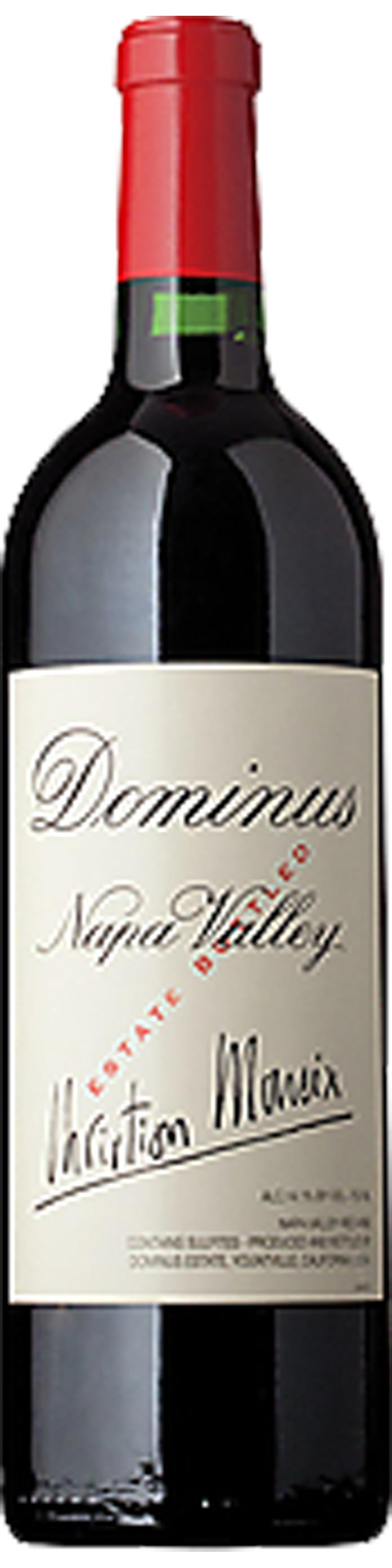 Bottle shot of 2001 Dominus