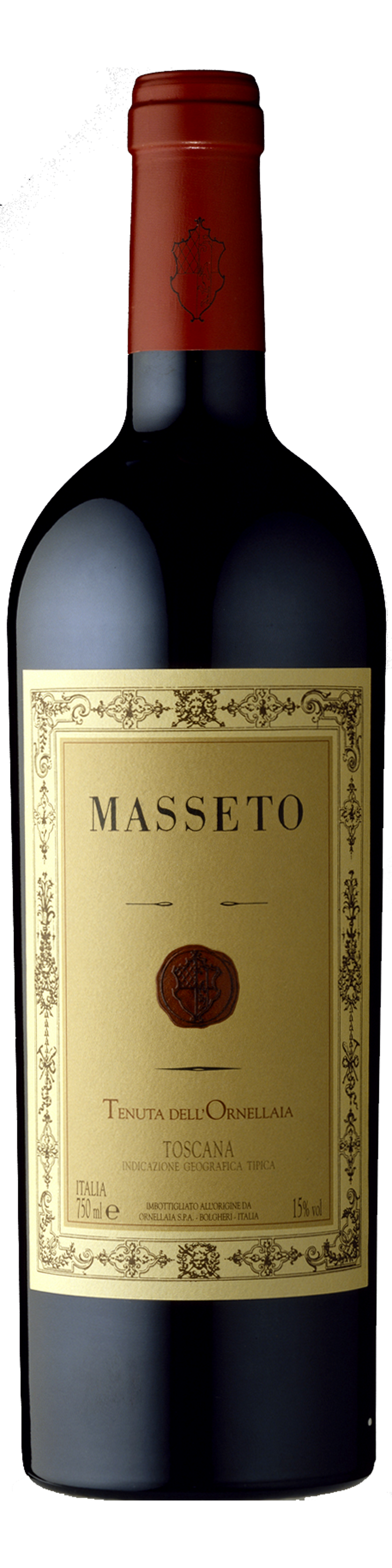 Bottle shot of 2005 Masseto