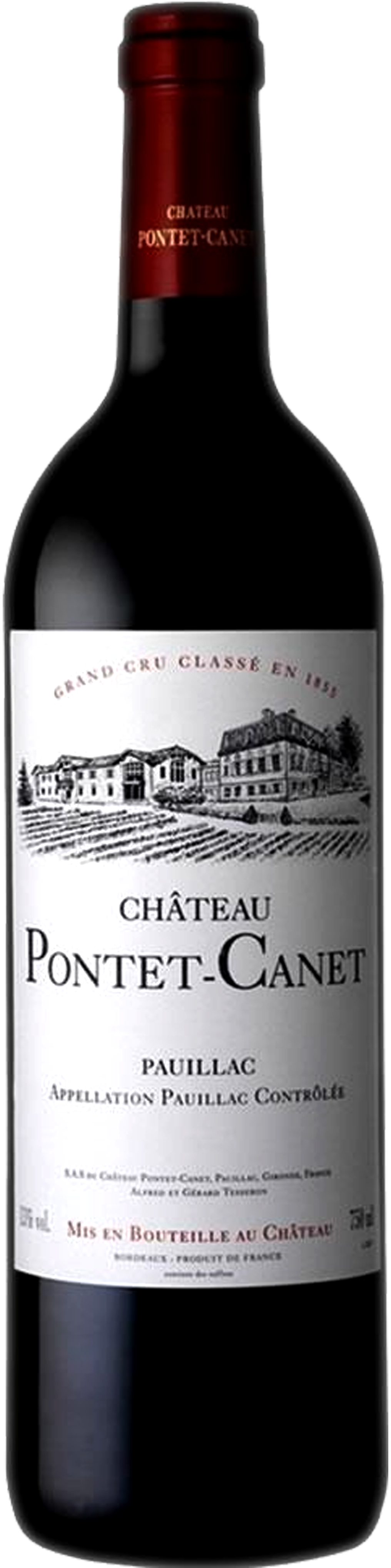 Bottle shot of 2005 Château Pontet Canet, 5ème Cru Pauillac