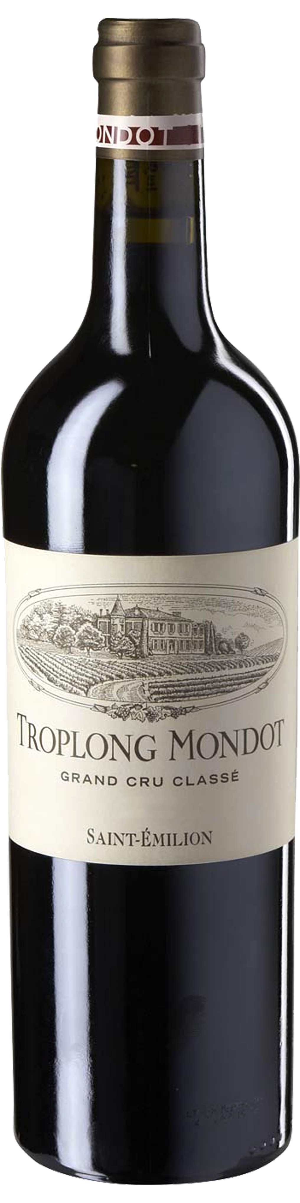 Bottle shot of 2005 Château Troplong Mondot, GCC St Emilion