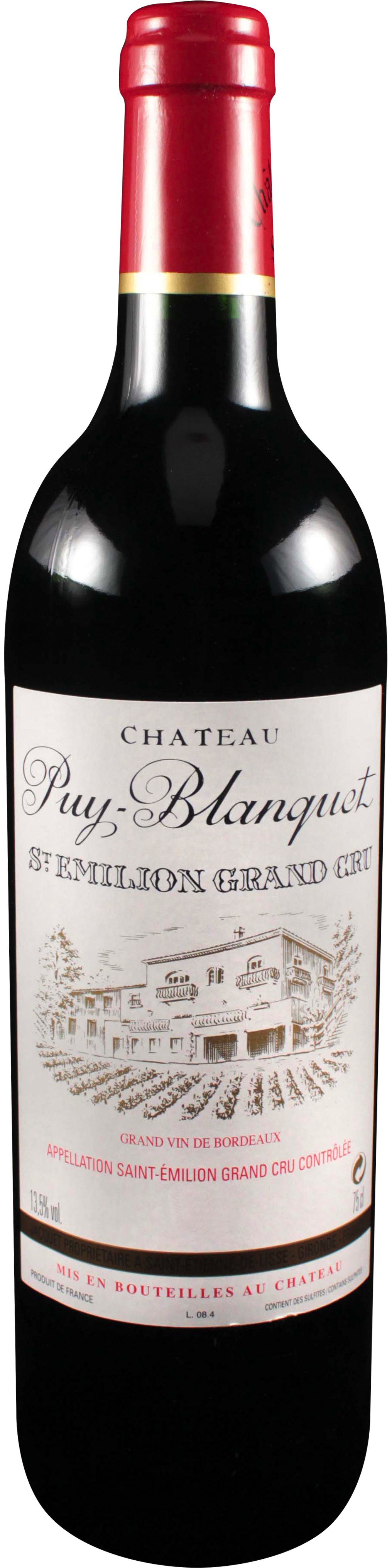 Bottle shot of 2006 Château Puy Blanquet, St Emilion