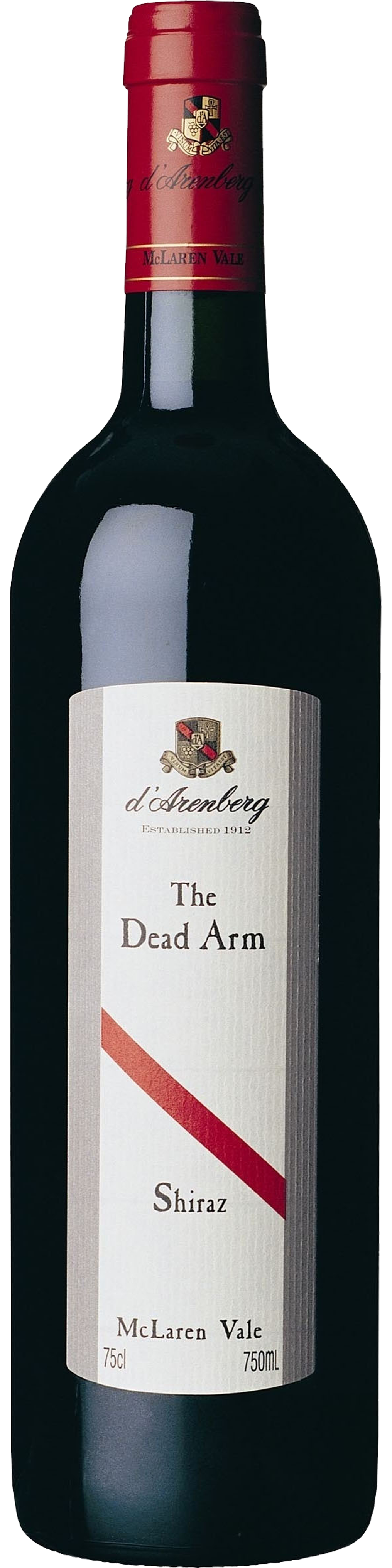 Bottle shot of 2007 The Dead Arm Shiraz