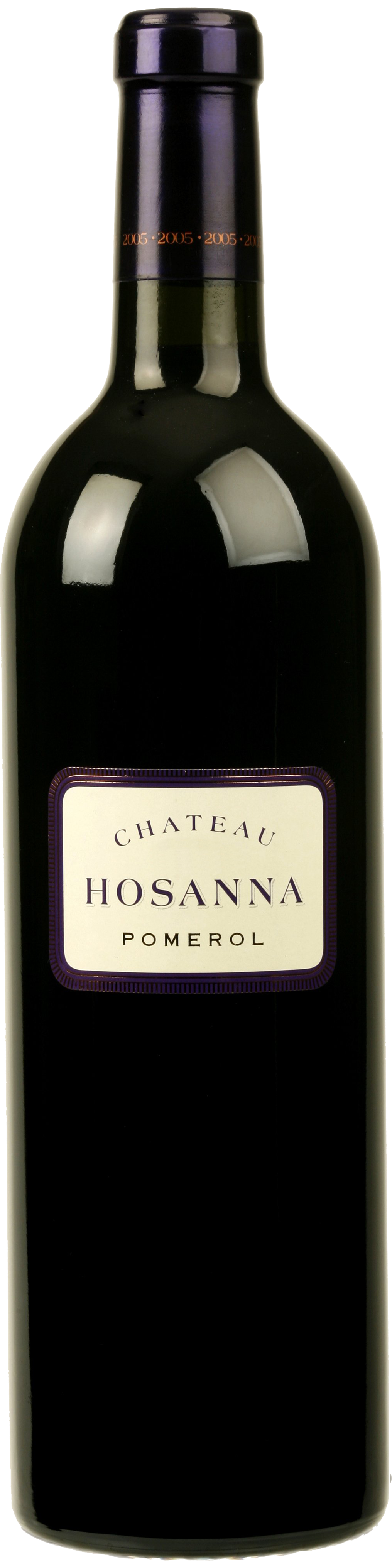 Bottle shot of 2007 Château Hosanna, Pomerol
