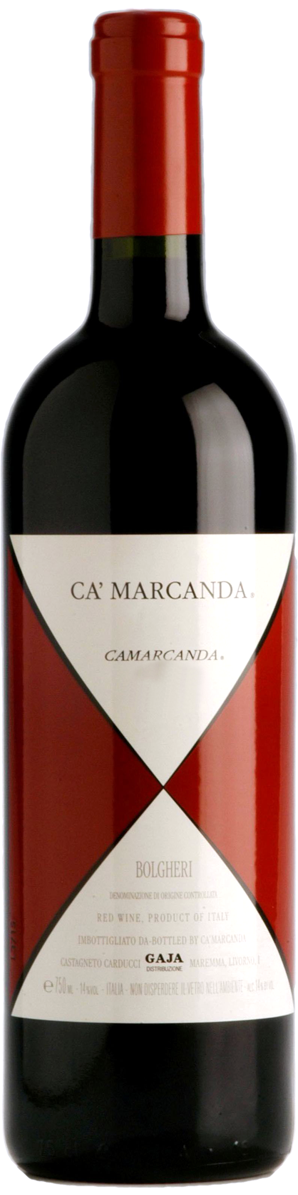 Bottle shot of 2008 Camarcanda