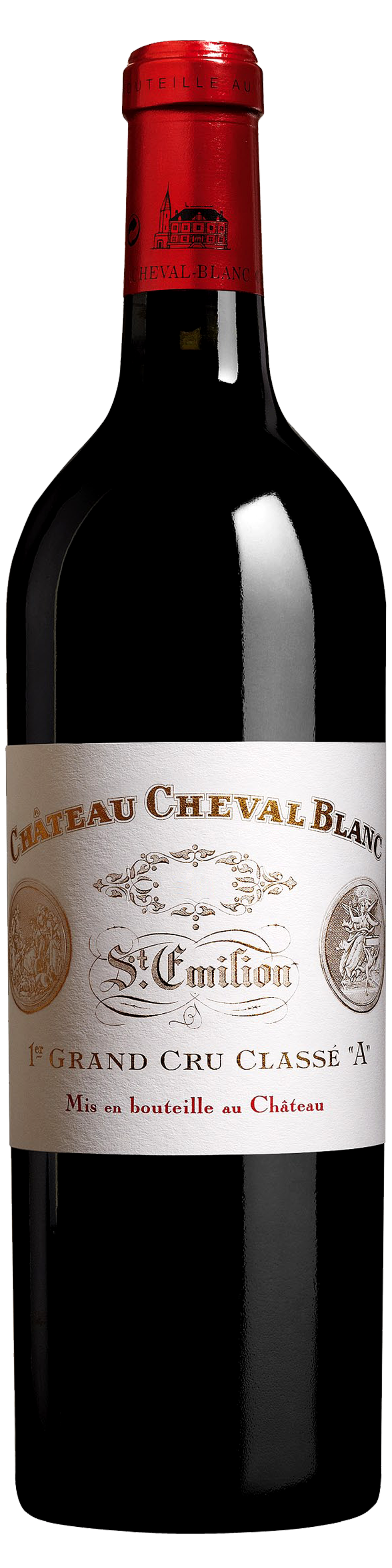 Bottle shot of 2008 Château Cheval Blanc, 1er Gr Cru Classé St Emilion