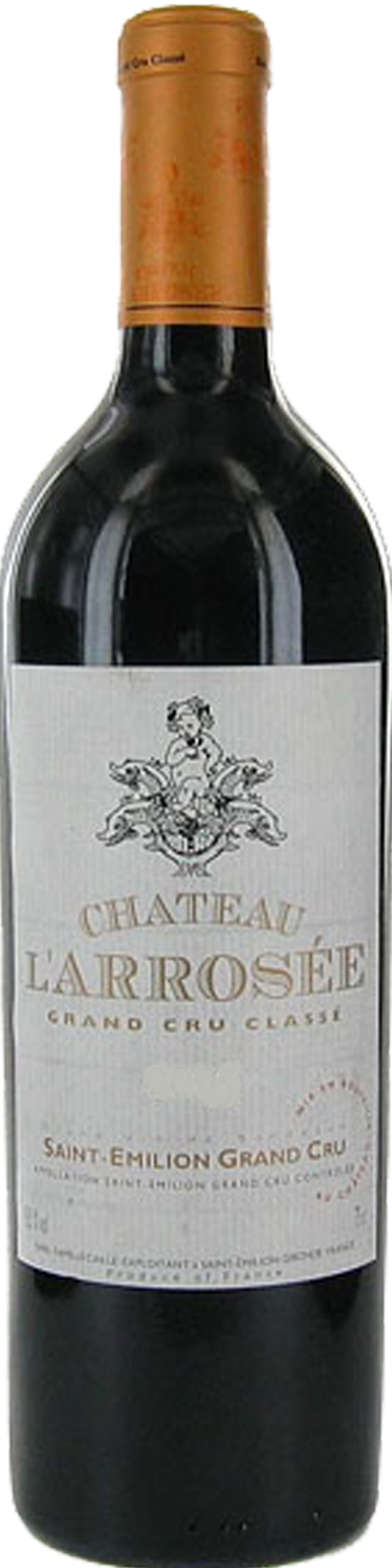 Bottle shot of 2009 Château L'Arrosée, Grand Cru Classé St Emilion