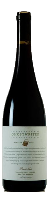 Bottle shot of 2013 Woodruff Pinot Noir
