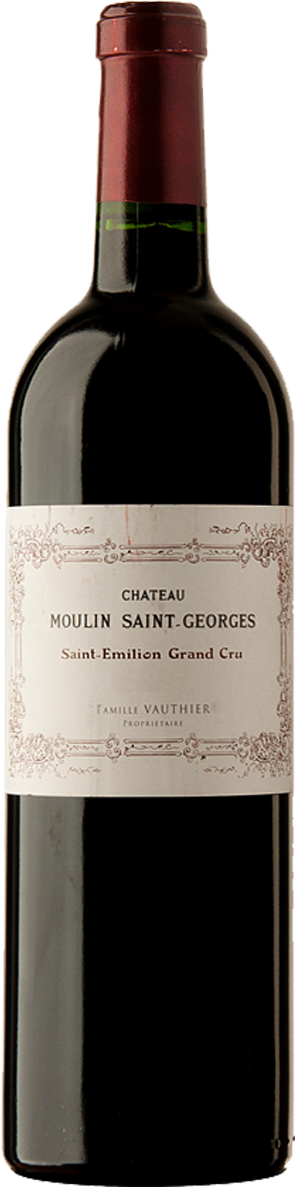Bottle shot of 2009 Château Moulin St Georges, St Emilion