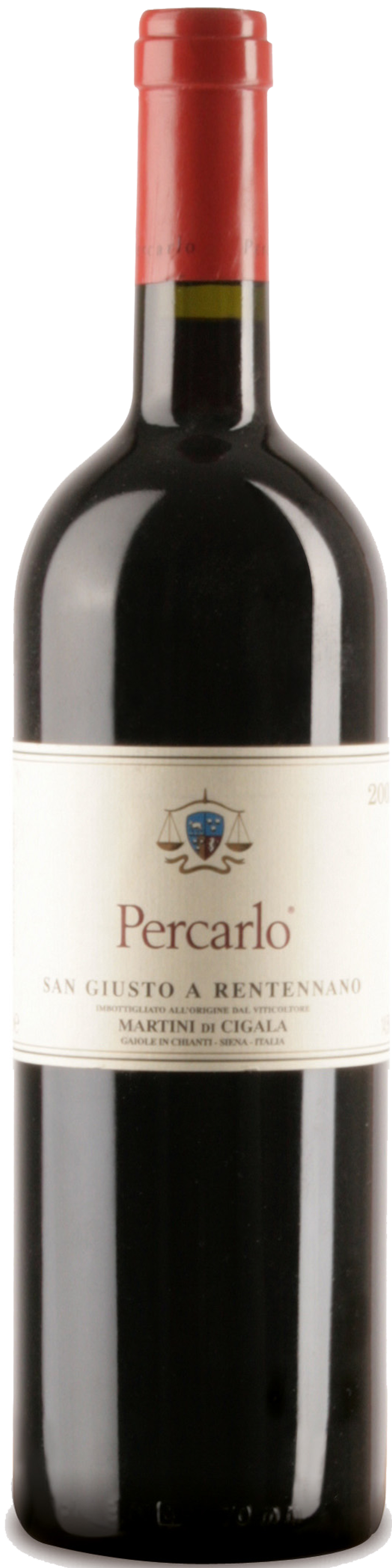 Bottle shot of 2009 Percarlo
