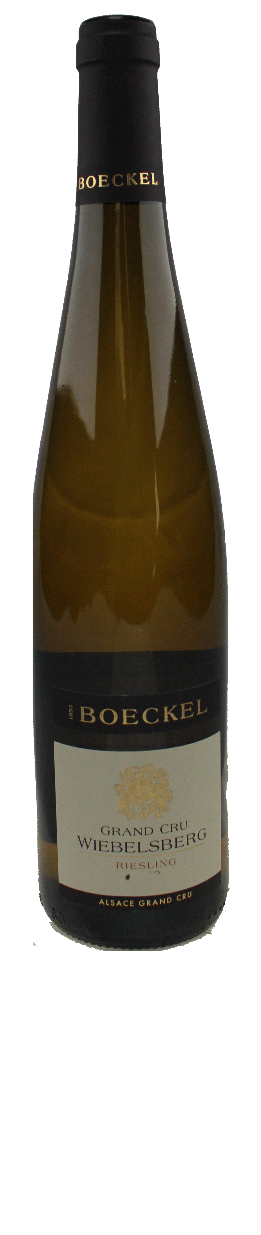Bottle shot of 2012 Riesling Grand Cru Wiebelsberg
