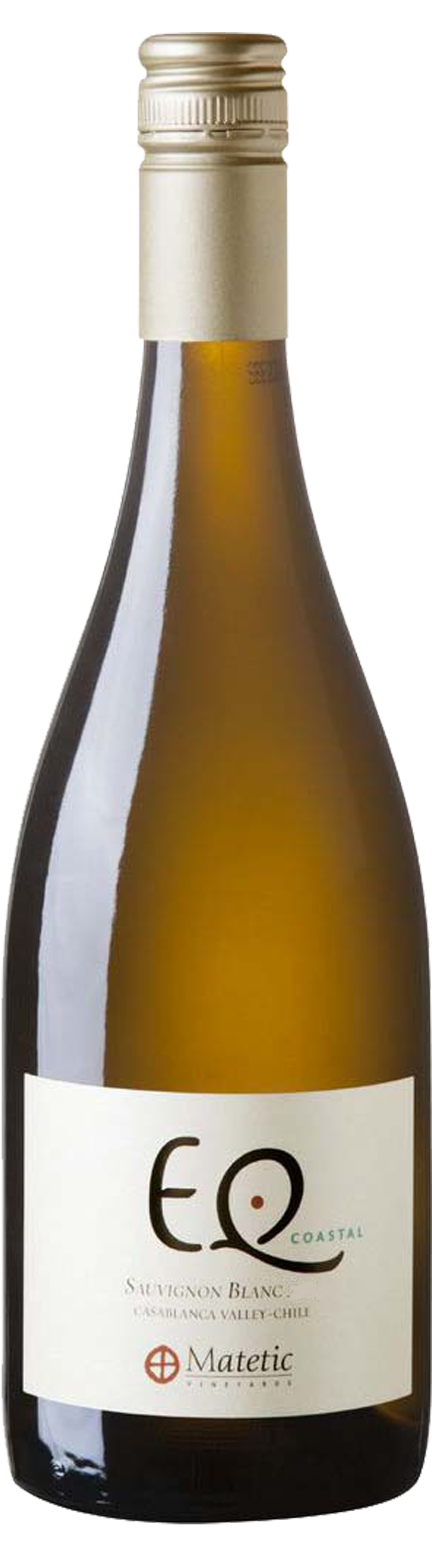 Bottle shot of 2015 EQ Coastal Sauvignon Blanc Organic