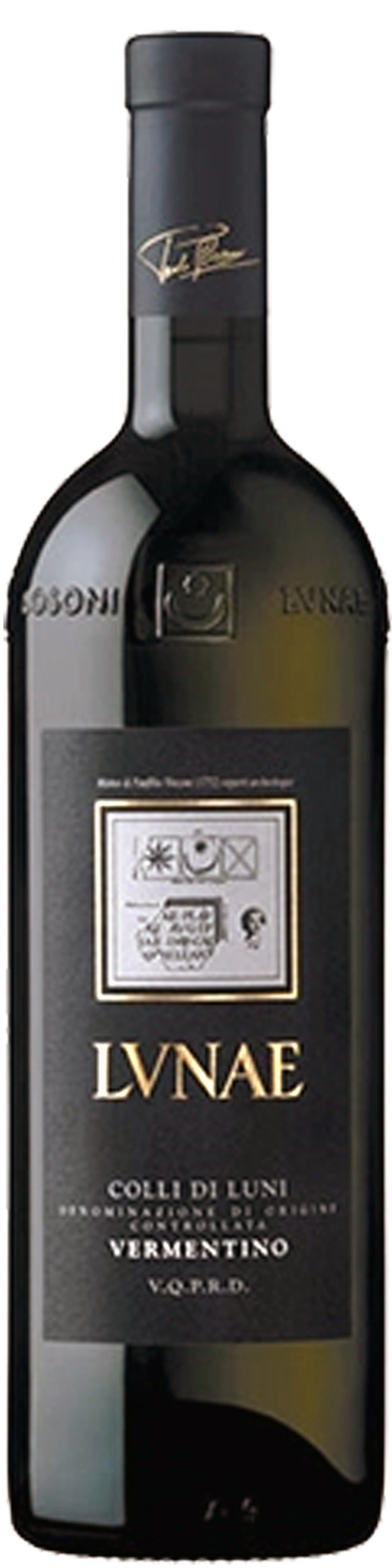 Bottle shot of 2013 Vermentino Colli di Luni Etichetta Nera