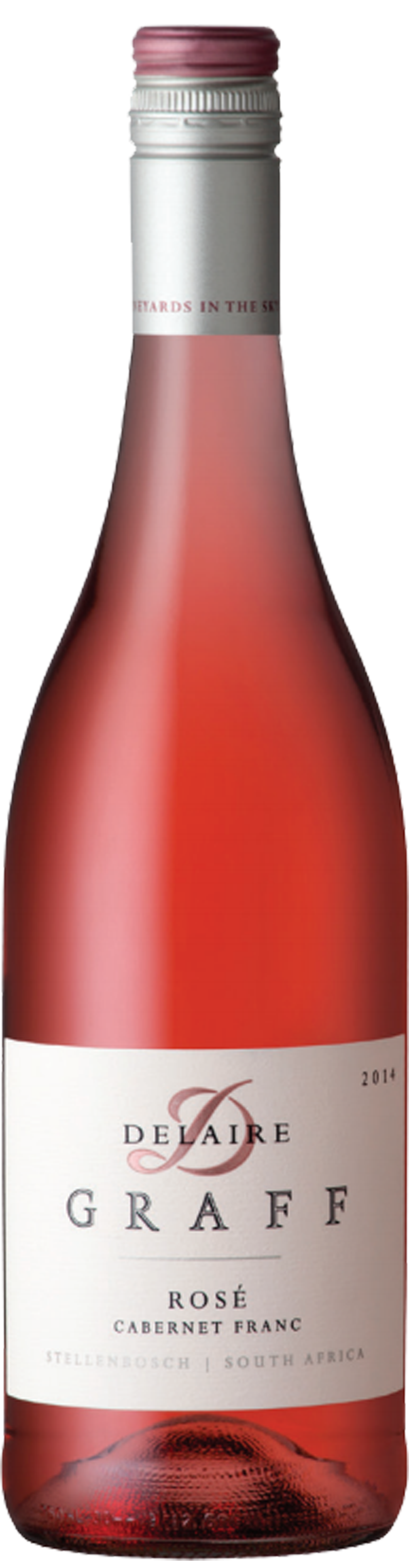Bottle shot of 2014 Cabernet Franc Rosé