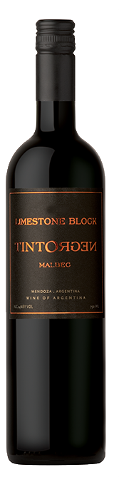 Bottle shot of 2013 Limestone Block Malbec Blend